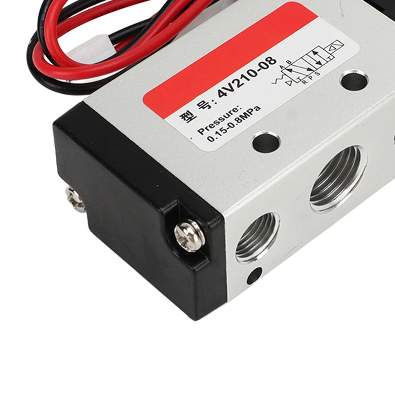 Electric Solenoid Air Valve 4V210 08 5 Way 2 Position