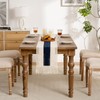 Boho Macrame Table Runner 30 x 180 cm Dark Blue