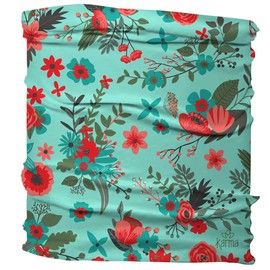 Karma Gifts Poppy Floral Headband for Women - Medium - Fabric Headband and Stretchy Hair Scarf - Multicolor