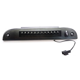 3rd Third Brake Light for Ford Explorer 2002-2012 Escape 2008-2012, for Mercury Mariner 2008-2011, for Mountaineer 2002-2010, Rear High Mount LED Stop Light (Chrome Housing Smoke Lens)