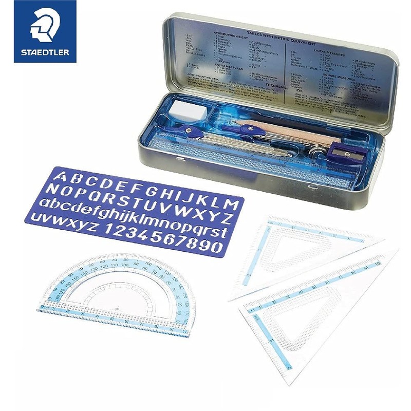 Staedtler Noris Club Mathematical Instruments Compass Set, School Compass, Mathematics