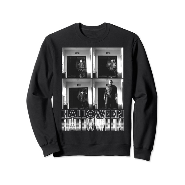Halloween Michael Myers Scene Box Up Sweatshirt