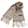 Rachel Wool Scarf, Men's, Unisex, Checkered Pattern, Stole, Cold Protection,