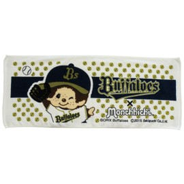 St. Lady's Monchhichi x Team Collaboration Face Towel, Orix Buffaloes