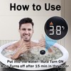 Cold Plunge Thermometer, Multifunction Floating Pool Waterproof Thermometer for Ice