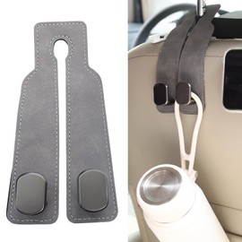 Luxiremi 2pcs Car Seat Hooks for HeadrestPurse Hook for Car Headrest Car Seat Organizer Hooks Auto Seat Hook Hangers Storage Headrest Hooks for Car Tool Car Inside Accessories (grey)