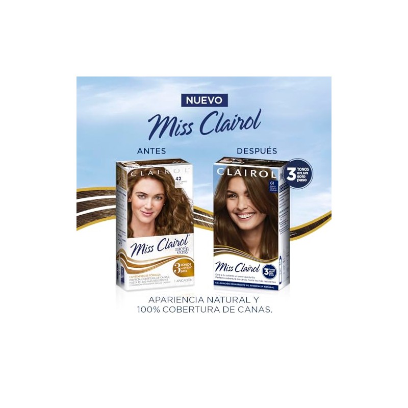 Miss Clairol Tinte Permanente 61 Rubio Cenizo Oscuro