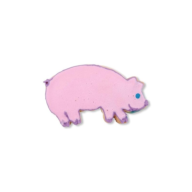 Staedter Lucky Pig Cookie Cutter, Silver, 8 cm