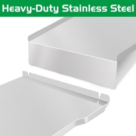 Unidanho Drip Tray for Traeger Ironwood 650 Redland XL Replacement Parts KIT0438 Grease Drip Pan Heat Baffle Stainless Steel Pellet Grill Smoker BBQ Accessory