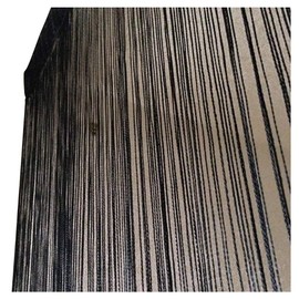 Rink Terre Himeno Noren Black String Curtain Room Divider (100cm, 200cm)