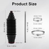 Inner Tie Rod Boot Kit, 8.66x2.36x2.36in Silicone Steering Rack Boot