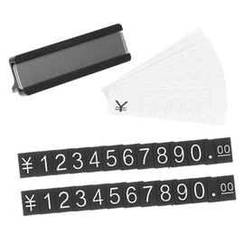 DOITOOL Jewelry Price Display Cube Stand Metal Price Tag Labels for Retail Stores Lightweight Pricing Tags Base Suitable for Jewelry Shops and Shopping Malls