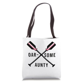 Oar-some Aunty, Funny Crew Rowing Aunt Tote Bag