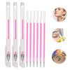 TEHAUX 2 Sets Eyebrow Pen Plastic Pen Tattooing Mapping Tool