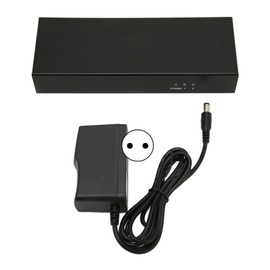 DVI Splitter 1 in 2 Out Support 30 36bit Color 4K Lossless Transmission Dual Monitors Distribution Duplicator 100‑240V EU Plug