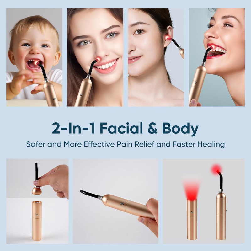 PRFCTLIFE Red Light Therapy Device Portable Infrared & Red Light