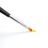 WOKOTO 2PCS Black Nail Ombre Brushes Gradient Painting Pens Brushes