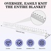 47" Acrylic Chunky Blanket Loom DIY Throw Blankets Knitting Loom