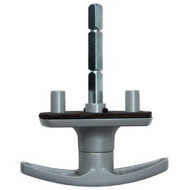Henderson Garage T- Bar Lock Handle (short spigots) Black
