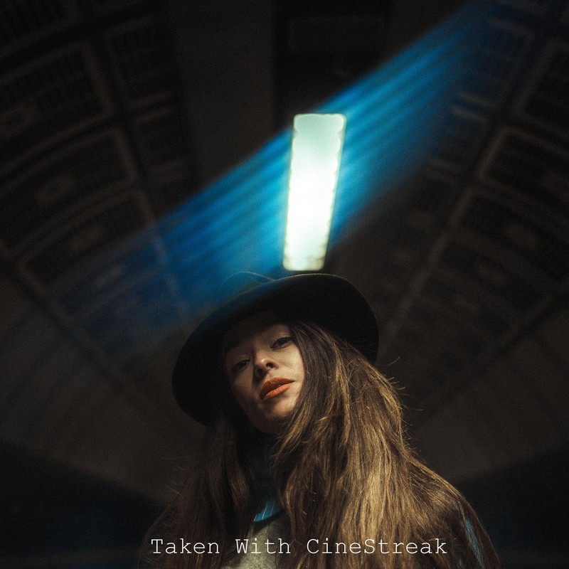 Tide Optics CineStreak Blue Streak Filter 77 mm - Anamorphic