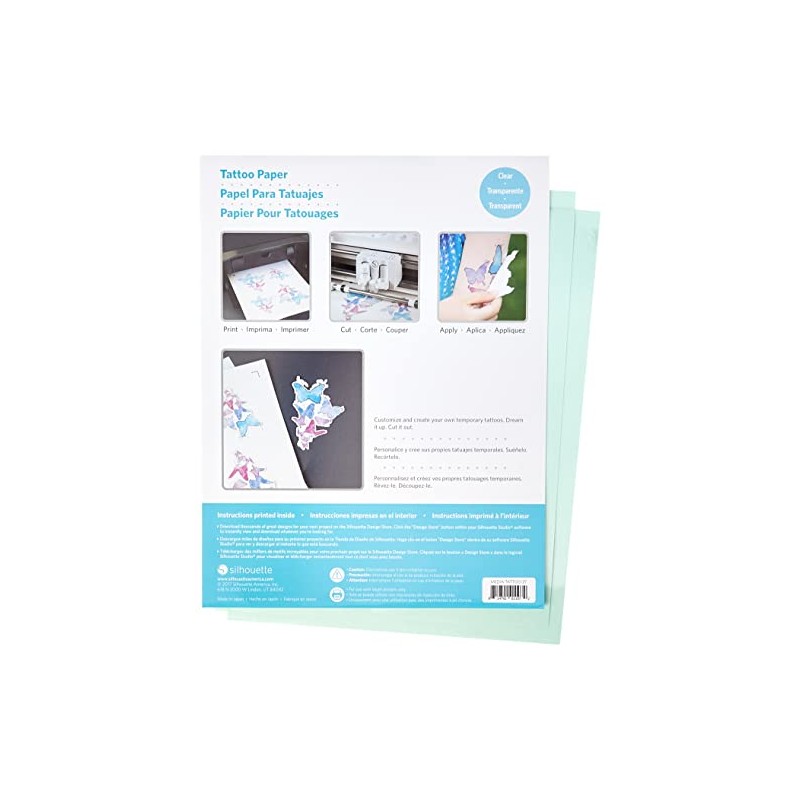 Silhouette Media-Tattoo Temporary Tattoo Paper