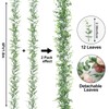 Dolicer 8 Pack Faux Eucalyptus Greenery Garland, 48FT Artificial Eucalyptus