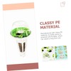 CIYODO 150Pcs Transparent Humidity Domes for Hydroponic Growing Plant Protectors