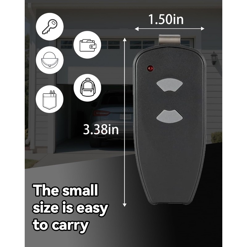Upgrade Garage Door Opener Remote for Marantec Harrison Martin M3-2312,