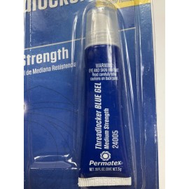 PERMATEX (5) Permatex 24005 Medium Strength Threadlocker Blue Gel  5g Gel Squeeze Tube