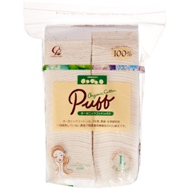 Cotton Labo Organic Cotton Puff Size L (Pack of 120) (Japanese Import)