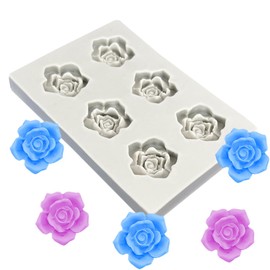 SENCCO Silicone Candle Molds, 3D Silicone Molds for Candle Making, Odorless, Colorless, BPA Free, Silicone Molds for Candle, Wax, Resin, soap, Clay, Chocolate etc