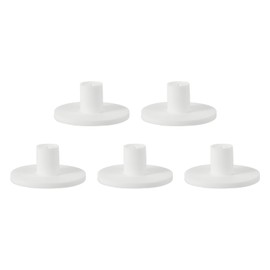 PATIKIL Rubber Golf Tee, 5 Pack 2 Inch Golf Practice Tees Training Driving Range Tee Stable Golf Ball Holder for Outdoor Indoor Hitting Mat Golf Mat, White