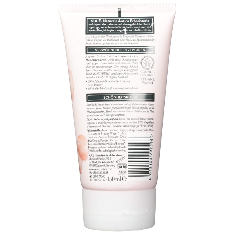 N.A.E. Naturale Antica Erboristeria purezza Clarifying Cleansing Gel, Cosmos Organic