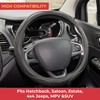 GADLANE Microfibre Leather Steering Wheel Cover Universal Soft Anti-Slip Breathable