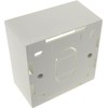 Deep Plastic Single 1 Gang Surface Mounted Back Box 47