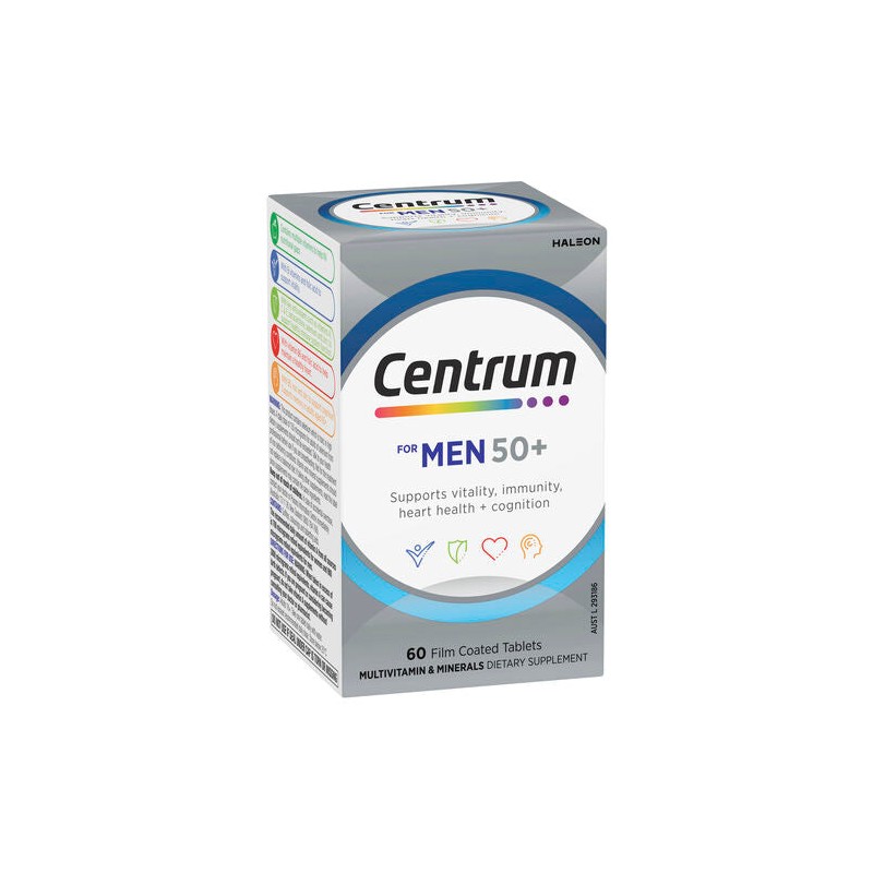 Centrum For Men 50+ 60 Tablets