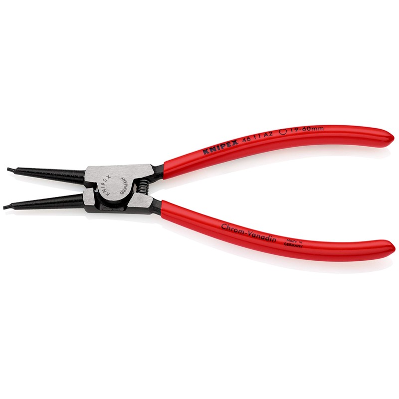 Knipex 4611A2 External Straight Retaining Ring Pliers 7.25-Inch