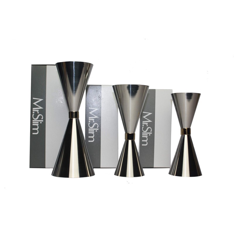 Mr Slim Jigger Cocktail Dispenser for Alcohol, Rose Gold, Matte