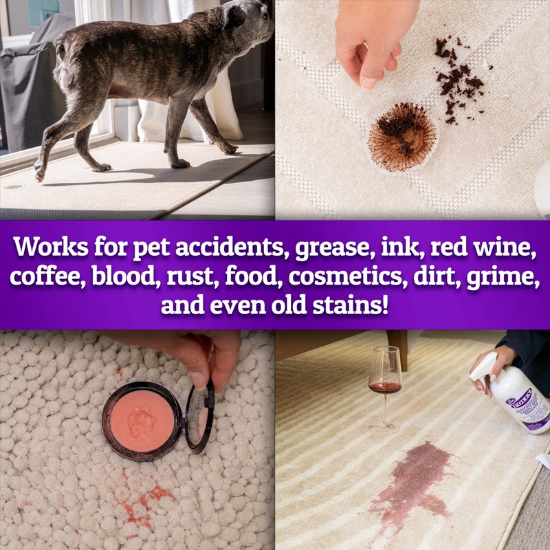 FOLEX Professional Carpet Cleaner Spray 34 oz, Spot Cleaner for