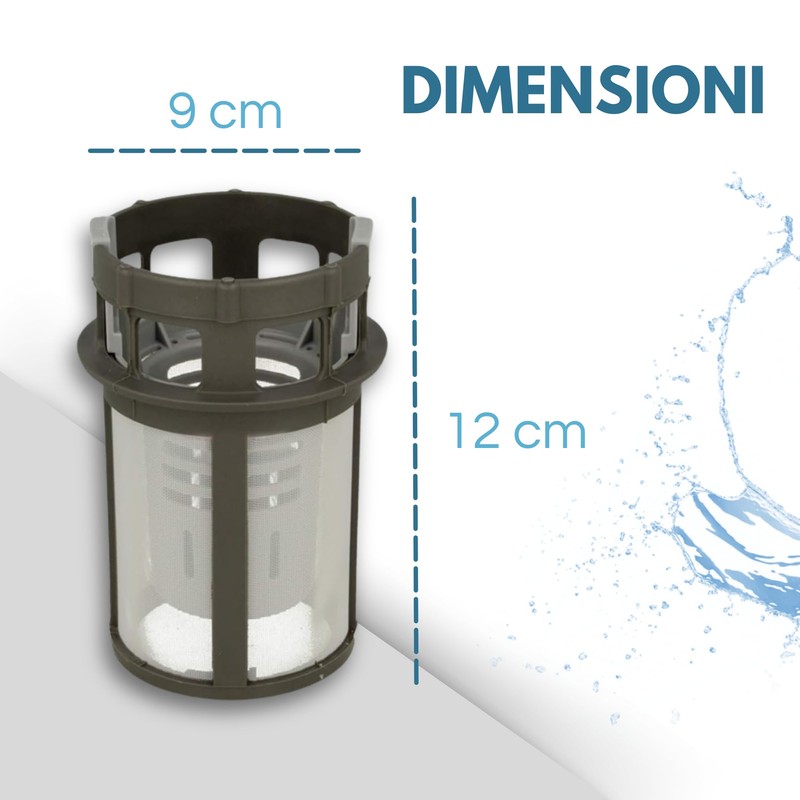 Complete Dishwasher Filter Compatible with Hotpoint Ariston Indesit - C00256571