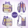 Slumou Clear Backpack Stadium Approved 12×12×6 Clear Mini Backpack Small
