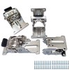 4 PCS Foldable Support Bracket -Self-Locking Hinge- Leg Fittings and