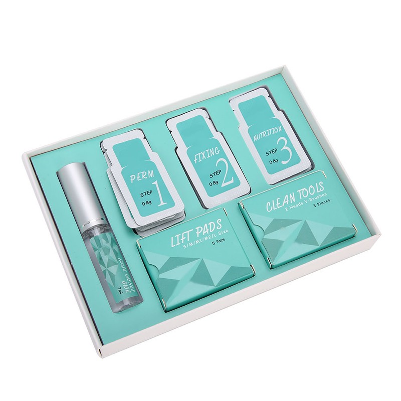 Eyelashes Perming Kit Reusable Eyelash Silicone Patch Curling Set Eyelash