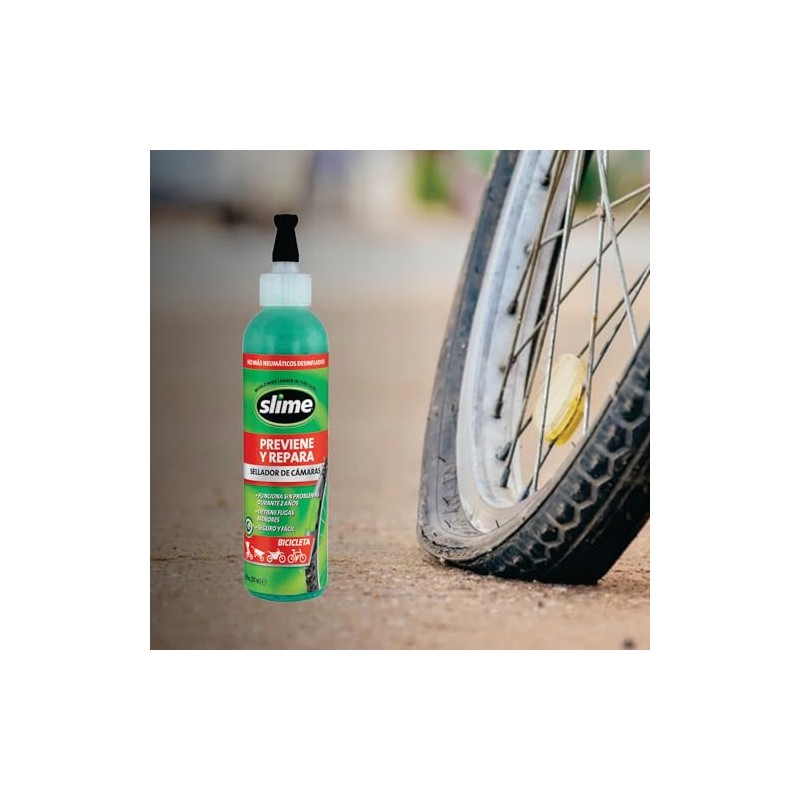Slime® SELLADOR DE Llantas con CÁMARAS. Aplicador con 8 FL