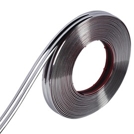 Peel and Stick Wall Molding Trim Self Adhesive L-Shaped Corner Guards Edge Protector Caulk Strip Flexible Inside & Outside Corner Trim for Tile Wall Decoration(Silver, 33ft x 0.8in)