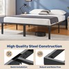 Simple Deluxe King Size Bed Frame, 14 Inch Platform Bed