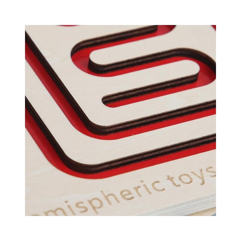 PrfcNL Wooden Interhemispheric Brain Puzzle for Left and Right Coordination