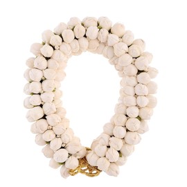 PRAVRAJYA Styling Set of Artificial Beautiful Hair Bun Gajra and Rose Flower U pin Juda Hair Clip Hair for Women and Girls (Pack of 2)