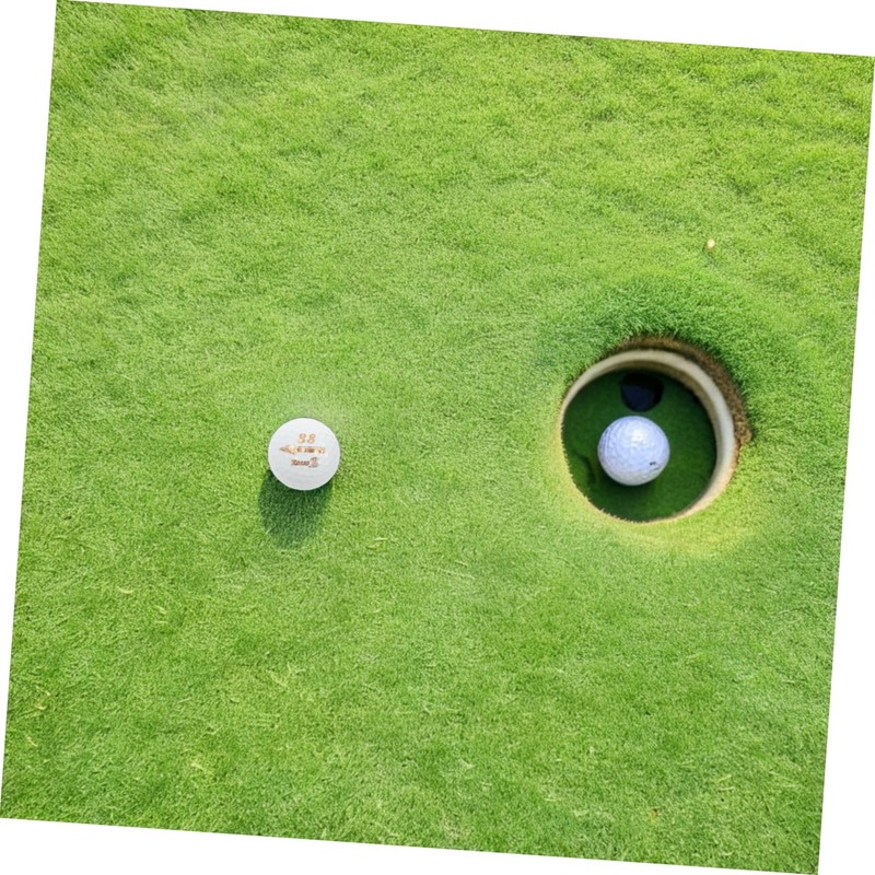 BESPORTBLE 6pcs Rubber Golf Practice Balls Realistic Feel for Training