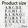 27 Pcs Letter Stencils 6 Inch Plastic Stencils Letters Easy